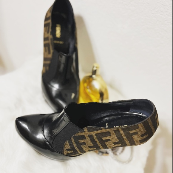 Fendi Shoes - Fendi Bootie original box and dust bag.Gently Used .